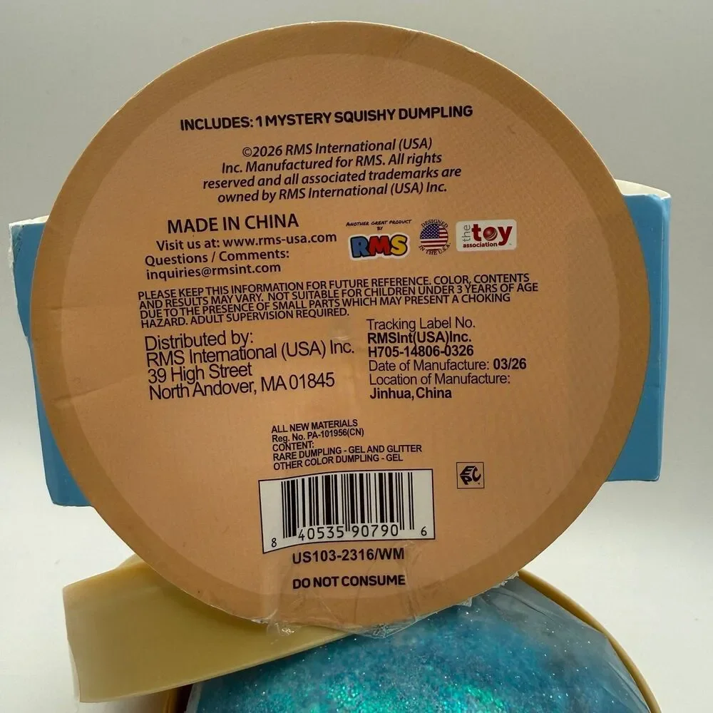 RMS - Original Viral Mystery Squishy Dumpling: *Confirmed Rare* Diamond Edition